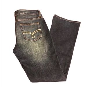 American Rag Bootcut Jeans Size 9 Short Dark Wash Stretch Denim NWOT Y2K